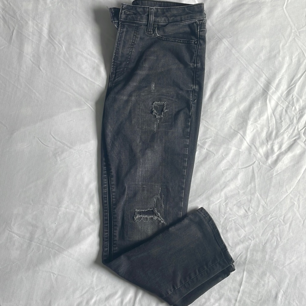 Express Ripped Black Jeans